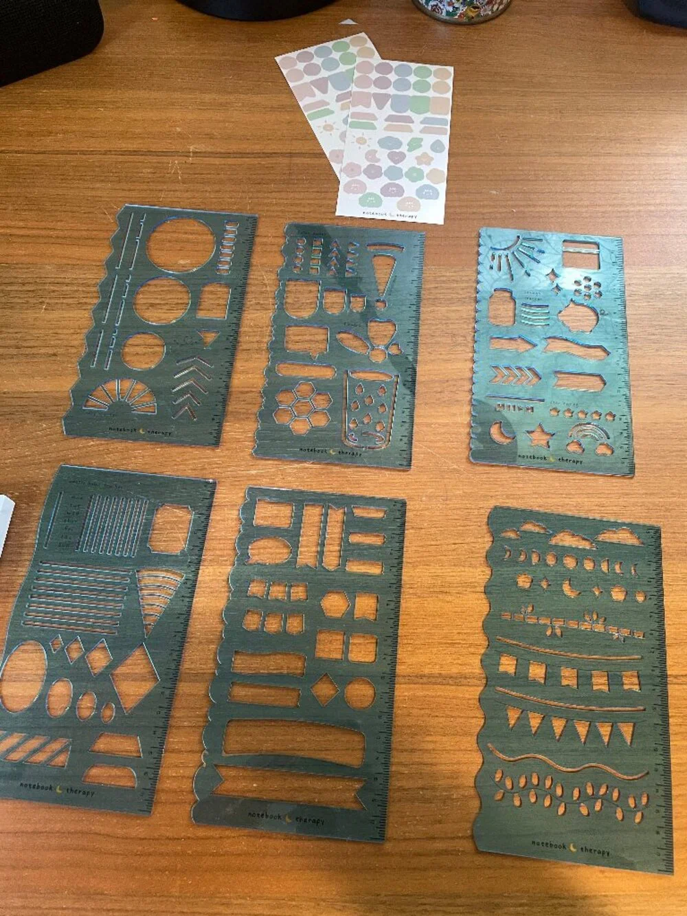 Tsuki Bullet Journal Stencil Set